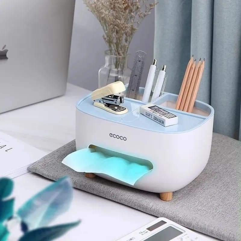 Stylish White Tissue Box - 1 Pc, Ideal for Home, Office, or Car